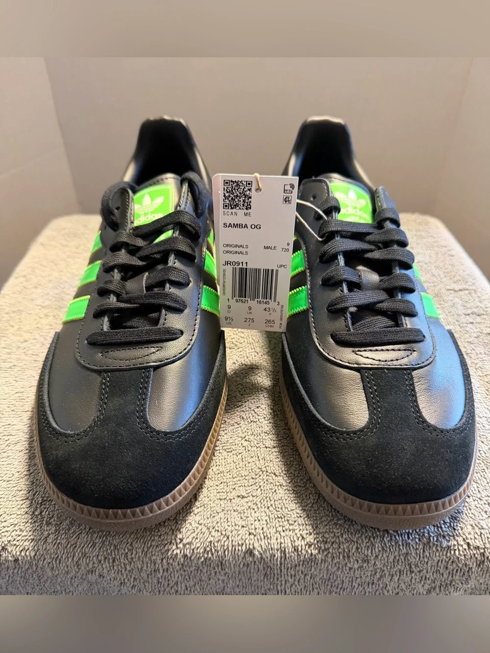 Full Grain Leather & Suede Size 9.5 NWT Adidas Samba OG Sneakers